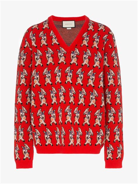 gucci sweater pig|gucci jumper women.